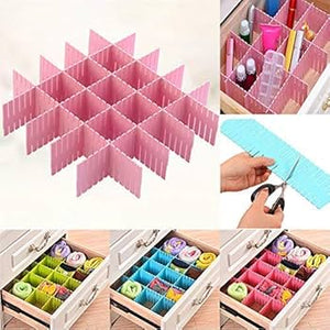 Drawer Organizer Partition - 4 Pcs