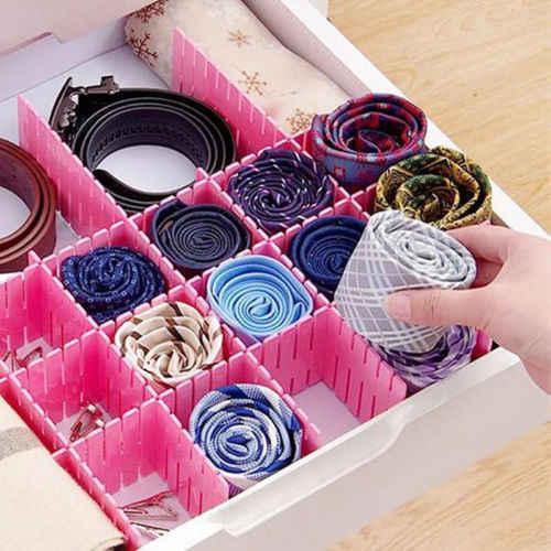 Adjustable Drawer Organizer Board Storage Boxes Home Decor Wardrobe