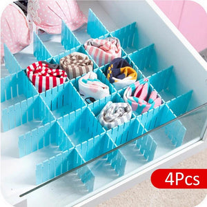 Drawer Organizer Partition - 4 Pcs