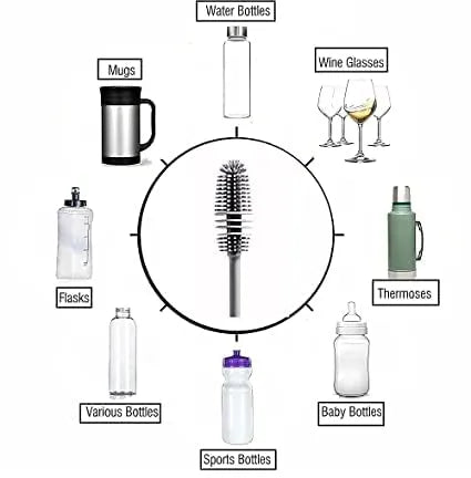 Silicon Glass Cleaning Brush