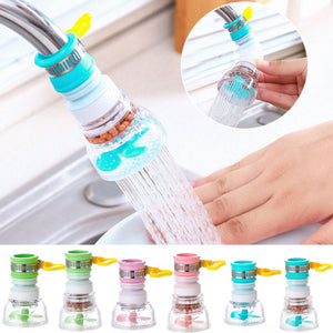 Fan Faucet 360 Adjustable Flexible Kitchen Faucet Tap Water