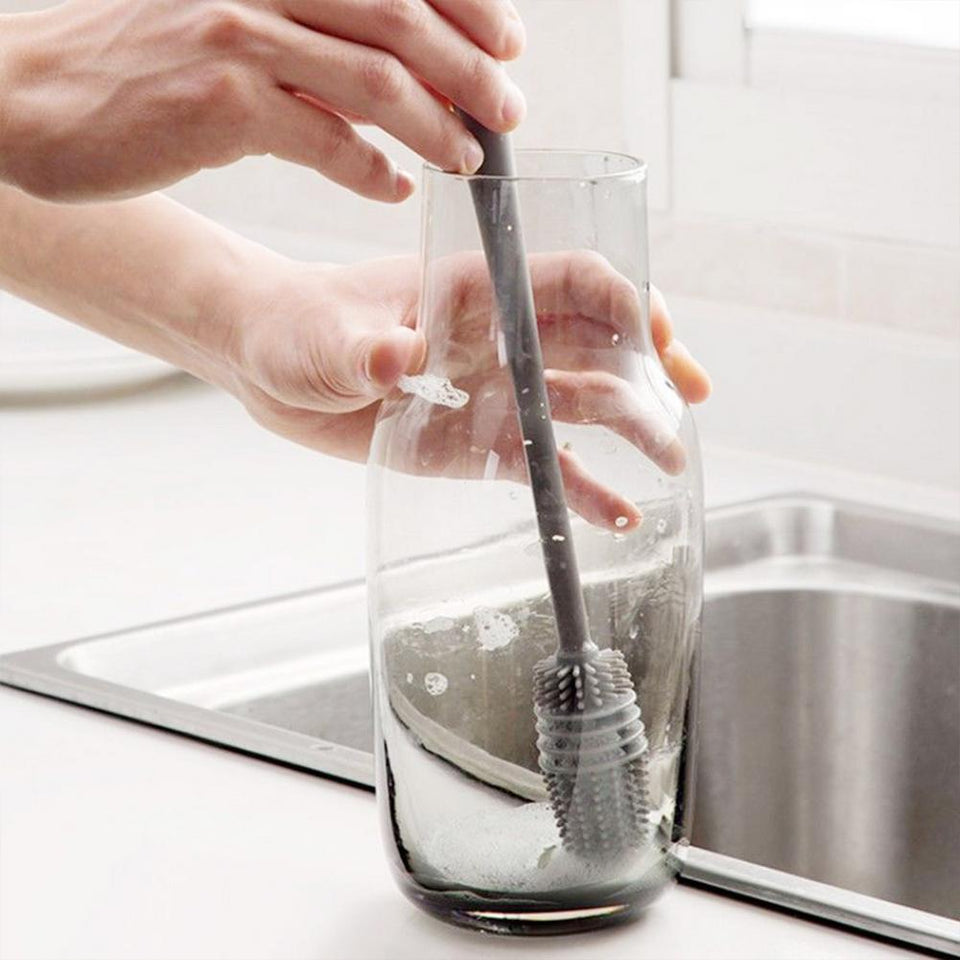 Silicon Glass Cleaning Brush