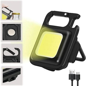 Mini Magnetic COB Keychain Light 800Lumens Bright