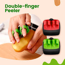 Peeler  Stainless Steel Double Finger Fruit & Vegetable Peeler