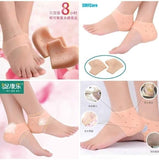 Silicone Gel Half Heel Pad Socks (1 Pair)