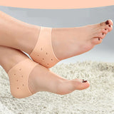 Silicone Gel Half Heel Pad Socks (1 Pair)