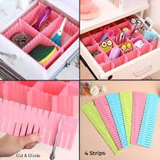 Drawer Organizer Partition - 4 Pcs