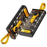 Transparent Power Bank Case LED Indicator 20000mAh
