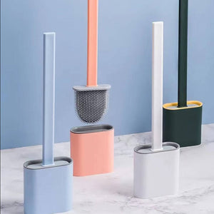 Silicone Toilet Brush with Toilet Brush Holder